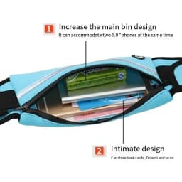 1pc Running Bag Women Waist bag Belt bag Men Sports Fanny Pack Mobile Phone Bag Gym Running Cell Phone Jogging Run Cycling Bag