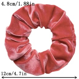 12 Pack Velvet Hair Scrunchies Scrunchy Hair Ties Elastic Hair Bands Ropes Scrunchie for Women or Girls Hair Accessories
