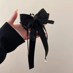 Hair Claw Ribbon Bow Grip Large Shark Clip Hair Claw Clip Hair Accessories for Women Hair Pins and Clips