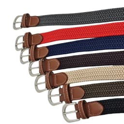 Unisex Casual Outings Canvas Elastic Belt, Woven Elastic Band, Party, Daily Commuting