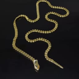 1pcs vintage metal snake-shaped sexy buckle belt, European and American personality snake bone long snake summer with skirt wais
