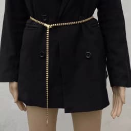 1pcs vintage metal snake-shaped sexy buckle belt, European and American personality snake bone long snake summer with skirt wais