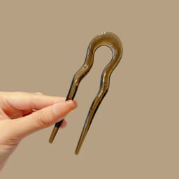 U-Shaped Hair Fork Fashion Tortoiseshell Acetate Hairpin Geometric Design Headwear Hair Sticks Women Girls