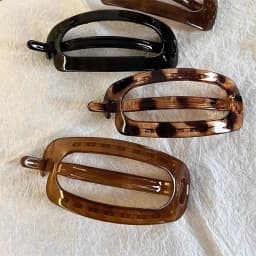 12CM Fashion Oval Hair Claw Clip for Women New Design Leopard Curved Flat Styling Barrettes Acrylic Lying Down Hair Accessories