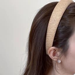Raffia Grass Headband Wide Cross Braided Hairband Plain Color Vacation Headbands Simple Daily Women Hair Accessories