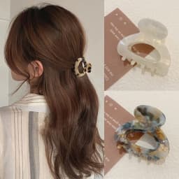 Sweet Mini Acetate Hair Clip for Women Girls Hair Claw Chic Barrettes Crab Hairpins Styling Claw Clips Fashion Hair Accessories