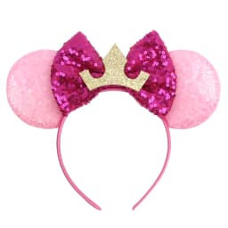 Cute Rapunzel Hair Bands for Women Chameleon Sun Flower Ears Headbands Kids Sequins Bow Hairband Girl Tangled Hair Accessories