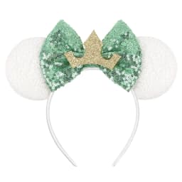 Cute Rapunzel Hair Bands for Women Chameleon Sun Flower Ears Headbands Kids Sequins Bow Hairband Girl Tangled Hair Accessories