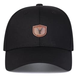 Unisex Antler Leather Label Baseball Caps Spring Autumn Outdoor Sunscreen Hat Adjustable Casual Trucker Hats Sports Cap
