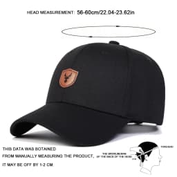 Unisex Antler Leather Label Baseball Caps Spring Autumn Outdoor Sunscreen Hat Adjustable Casual Trucker Hats Sports Cap