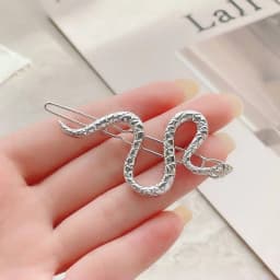 2pcs Fashion Snake - Shaped Hair Clips For Women Girls Party & Punk - Style Hair Accessories