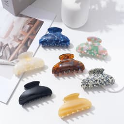 1pc high-end acetate claw clip, shell design for the back of the head, Korean style shark clip,new style accessory