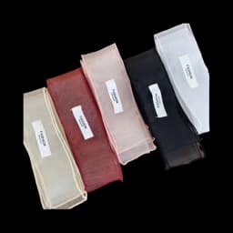 6x150cm Summer Beach Sheer Long Skinny Scarf Organza Ribbon Headband Spring Fashion Girl Y2K Party Decoration Narrow Scarf