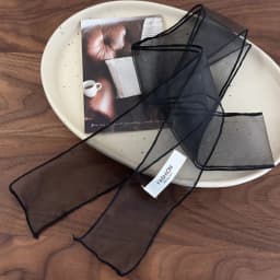 6x150cm Summer Beach Sheer Long Skinny Scarf Organza Ribbon Headband Spring Fashion Girl Y2K Party Decoration Narrow Scarf