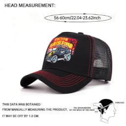2025 New Net Hat Coconut Tree Retro Convertible Car Truck Hat Men's Street Hip Hop Hat Women's Outdoor Sunshade Hat Baseball Hat