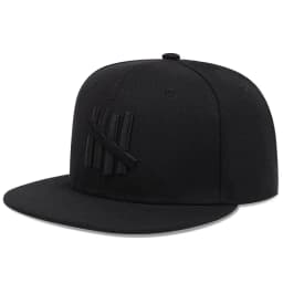 2025 New Five Bar Embroidered Simple Classic Flat Edge Hat Men's Street Hip Hop Hat Women's Outdoor Sunshade Hat Baseball Hat