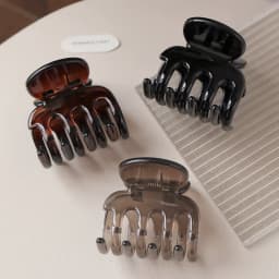Small Medium Hair Claws Clips Crab Hair Clamps Women Girls 4.5CM Plastic Ponytail Hair Barrettes Hairpin Hair Accessories Simple