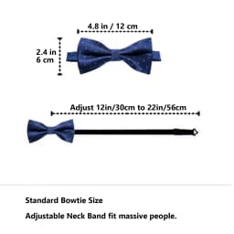 Barry Wang Jacquard Mens Bow Tie Pre-Tied Bowtie Hanky Cufflinks Set Red Green Ivory Pre ties Wedding Party