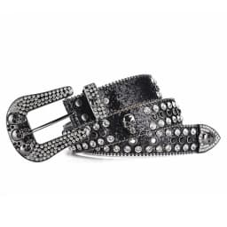 Cowboy style rhinestone belt ladies hip hop party fashion outfit y2k belt unisex belt jeans short skirt women men accessories