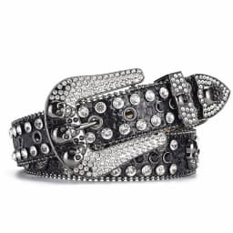 Cowboy style rhinestone belt ladies hip hop party fashion outfit y2k belt unisex belt jeans short skirt women men accessories