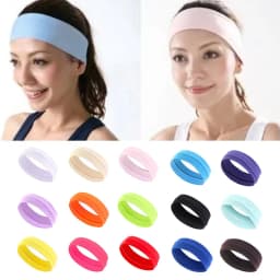 Milk Elastic Silk Headband Sports Yoga Hair Care with Summer Fitness Running Yoga Headscarf Hair Accessories for Girls