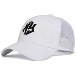 Unisex NG Letter Embroidery Baseball Net Caps Spring and Summer Outdoor Adjustable Casual Hats Sunscreen Hat Sports Cap