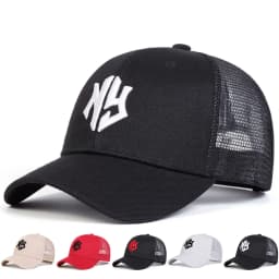 Unisex NG Letter Embroidery Baseball Net Caps Spring and Summer Outdoor Adjustable Casual Hats Sunscreen Hat Sports Cap