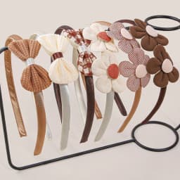 3/6pcs Cute Girls Headband Fabric Flower Hairbands Kids Children Hair Bows Hairbands Family Decoration Party Hair Accessories