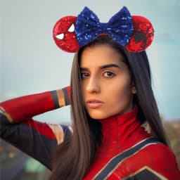Disney Mickey Mouse Ear Headband Women Adult Marvel Hair Accessories Superhero Hairbands Spiderman Headbands for Kids Girls Gift