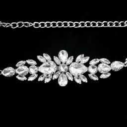 New Women's Rhinestone Inlaid Chain Belt High-end Gold Waist Chain Fashion Dress Evening Dress Accessories