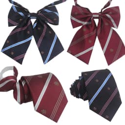 Polyester JK Necktie Simple Plaid Neckwear Striped Neck Tie Clothes Accessories Cravat Uniform Bow Tie Women Men