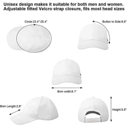 Oohmy Fiber Optic Cap LED Hat with 7 Colors Luminous Glowing EDC Baseball Hats USB Charging Light Up Caps Performance Led Cap