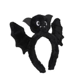 New Halloween party, holiday photography, funny performance, black bat wings, cute headband, hair accessory