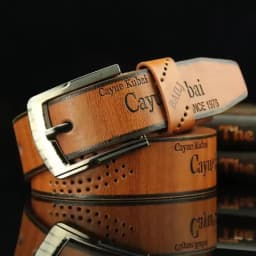 Fashion Luxury Belt For Men PU Leather Belts Metal Pin Buckle High Quality Famous Brand Designer Waist Strap Belts 110cm Length
