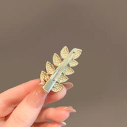 Exquisite Pearl Rhinestone Wheat Hair Clip Temperament Women's Side Bangs Clip Fashion Hairpins Korean Style Hair Accessories