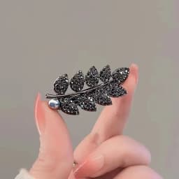 Exquisite Pearl Rhinestone Wheat Hair Clip Temperament Women's Side Bangs Clip Fashion Hairpins Korean Style Hair Accessories