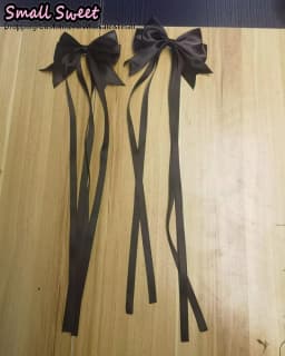 Ballet Style Gothic Lolita Sweet Hair Clip Punk Hairpin Hot Girl Y2K Harajuku Elegant Long Ribbon Barrettes Bow Hair Accessories