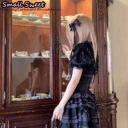 Ballet Style Gothic Lolita Sweet Hair Clip Punk Hairpin Hot Girl Y2K Harajuku Elegant Long Ribbon Barrettes Bow Hair Accessories