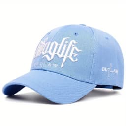 2025 Creative New Baseball Hat Riot LIFE Embroidered Men's Street Hip Hop Skateboarding Hat Women's Outdoor Leisure Sunshade Hat