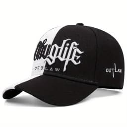 2025 Creative New Baseball Hat Riot LIFE Embroidered Men's Street Hip Hop Skateboarding Hat Women's Outdoor Leisure Sunshade Hat