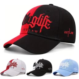 2025 Creative New Baseball Hat Riot LIFE Embroidered Men's Street Hip Hop Skateboarding Hat Women's Outdoor Leisure Sunshade Hat