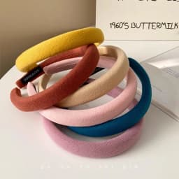 Korean Colorful Spong Linen Hairband For Women Girls Sweet Hair Ornament Headband Hair Hoop Hair Band Fashion Hair Accessories