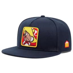 2025 Creative New Baseball Hat SPEEDY Mouse Labeling Street HipHop Hat Street Dance Decorative Hat Sunshade Flat Edge Hat Unisex