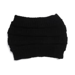 1Pcs Autumn Winter Women Girl Turban Headwraps Headwear Ear Warmer Knitting Headband Hair Band Ponytail Beanie Hat