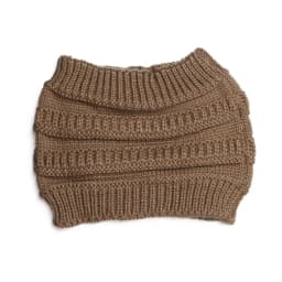 1Pcs Autumn Winter Women Girl Turban Headwraps Headwear Ear Warmer Knitting Headband Hair Band Ponytail Beanie Hat