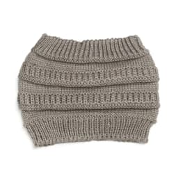 1Pcs Autumn Winter Women Girl Turban Headwraps Headwear Ear Warmer Knitting Headband Hair Band Ponytail Beanie Hat