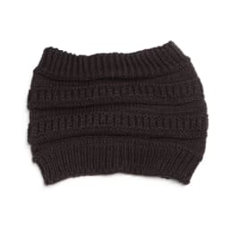 1Pcs Autumn Winter Women Girl Turban Headwraps Headwear Ear Warmer Knitting Headband Hair Band Ponytail Beanie Hat