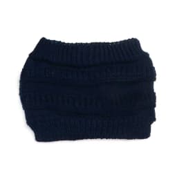 1Pcs Autumn Winter Women Girl Turban Headwraps Headwear Ear Warmer Knitting Headband Hair Band Ponytail Beanie Hat