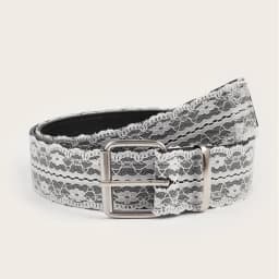 Korean Y2k Lace Waistband Female Floral Elegant Waist Belt For Women 3.8cm Wide Dress Jeans Belt Spicy Girls
