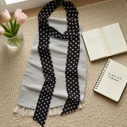 Korean Style Polka Dot Scarf Ins Style Ribbon Headband Long Scarf Neckerchief 4*150CM Vintage Chiffon Narrow DIY Decorative